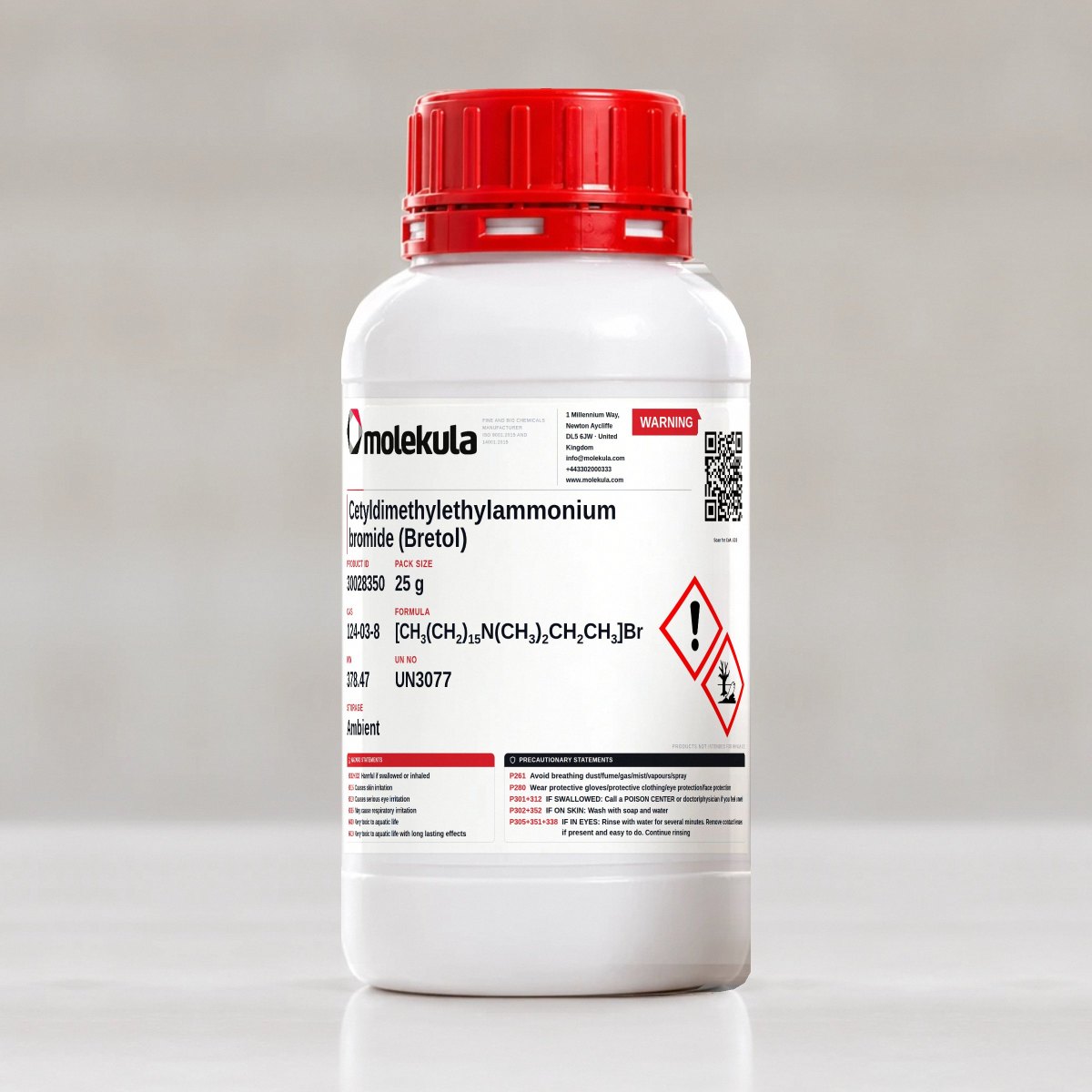 Cetyldimethylethylammonium bromide (Bretol), 25 g pack