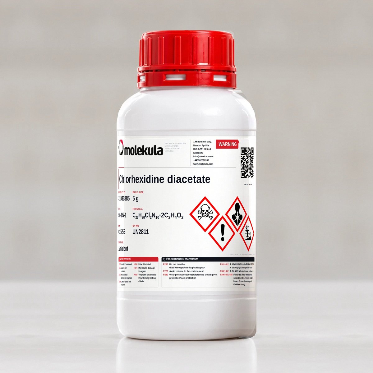 Chlorhexidine diacetate, 5 g pack