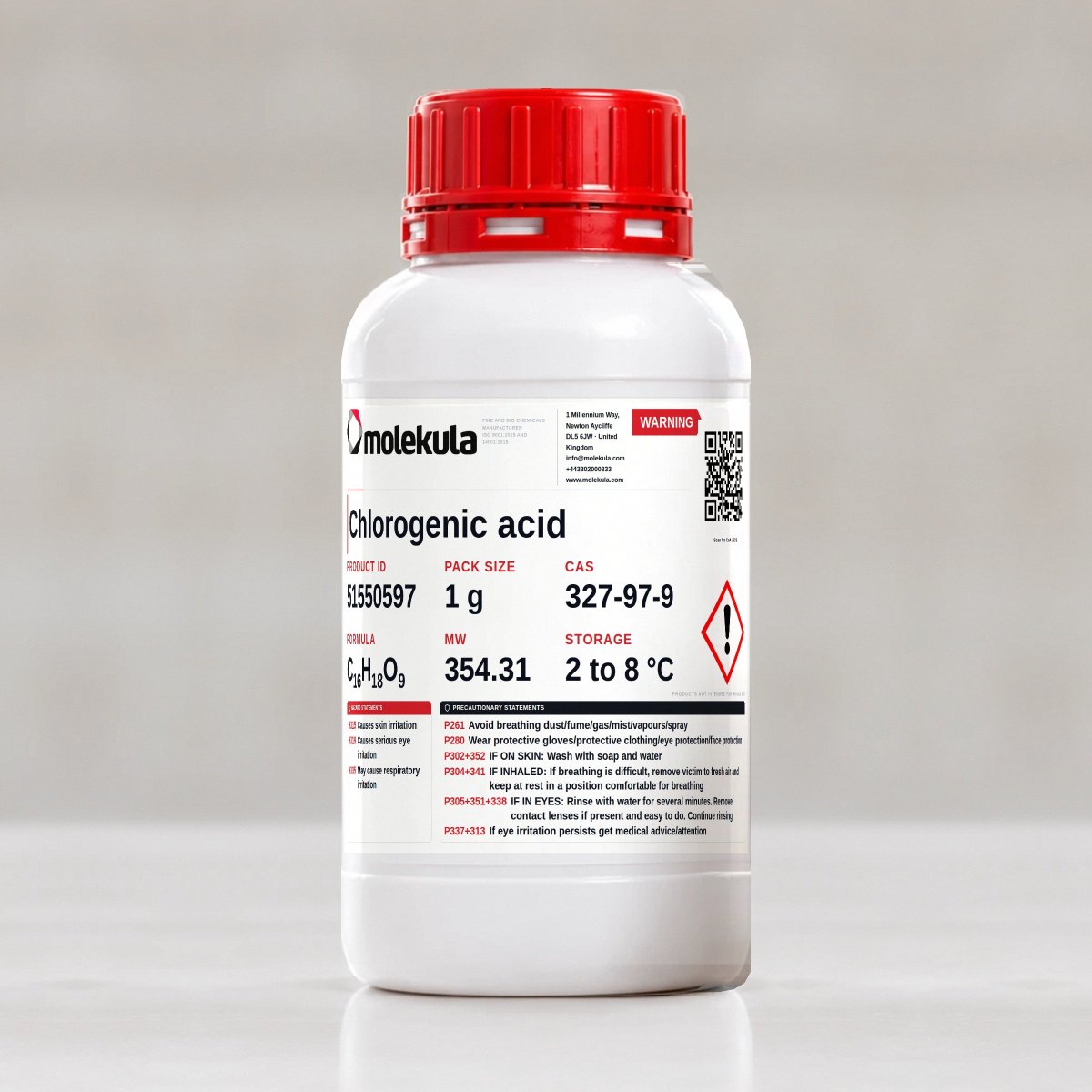 Chlorogenic acid, 1 g pack