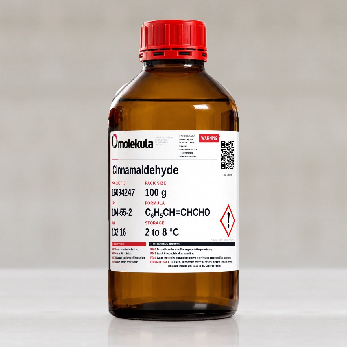 Cinnamaldehyde, 100 g pack