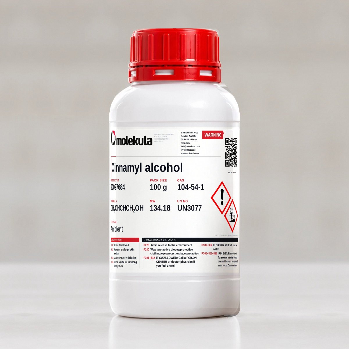 Cinnamyl alcohol, 100 g pack