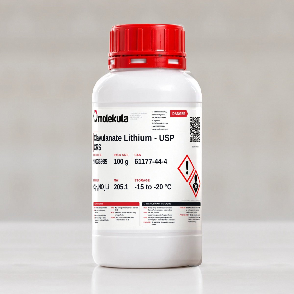 Clavulanate Lithium - USP CRS, 100 g pack
