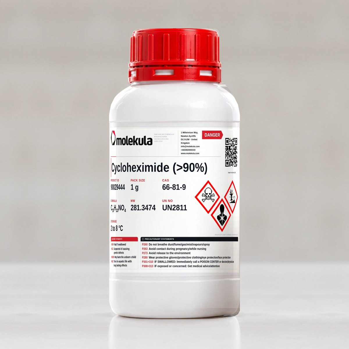 Cicloesimide (>90%), confezione da 1 g
