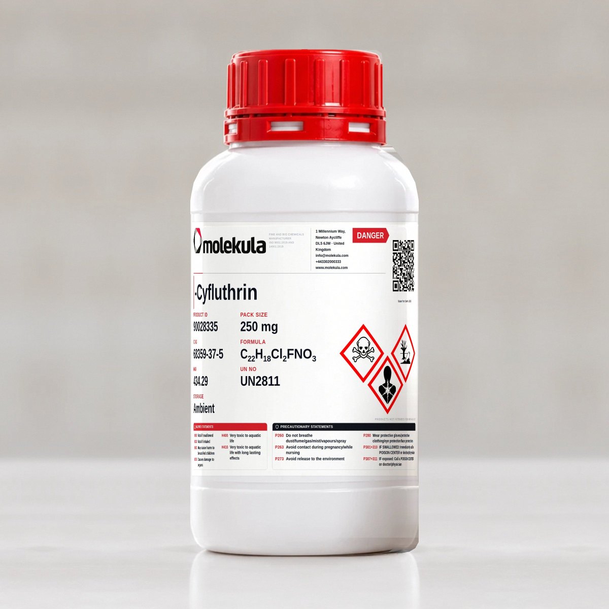 -Cyfluthrin, 250 mg pack