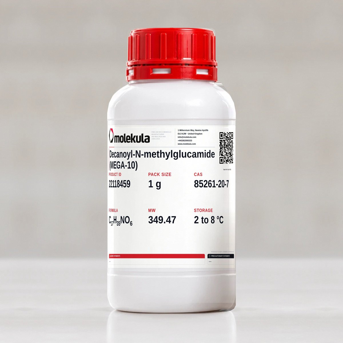 Decanoyl-N-methylglucamide (MEGA-10), 1 g pack