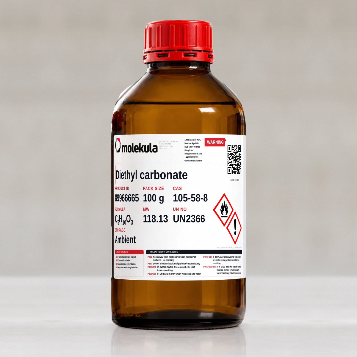 Diethyl carbonate, 100 g pack
