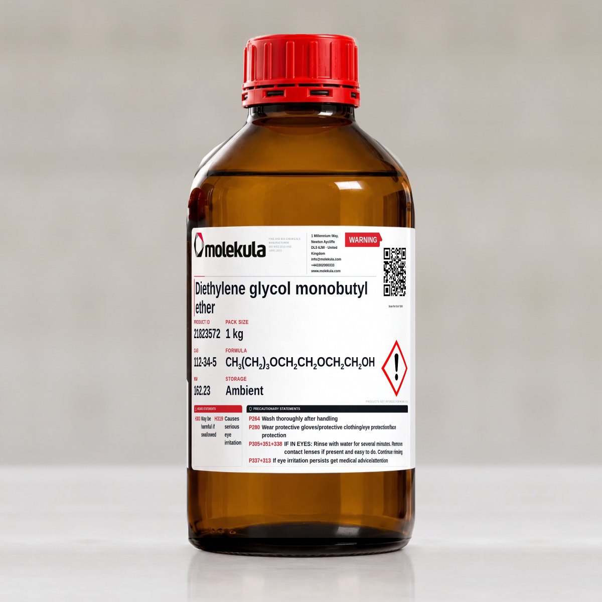 Diethylene glycol monobutyl ether, 1 kg pack