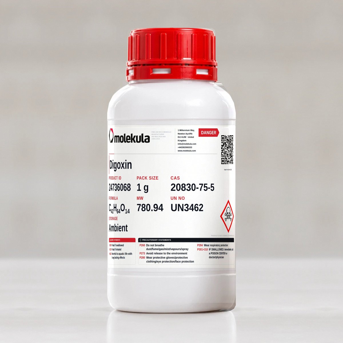 Digoxin, 1 g pack