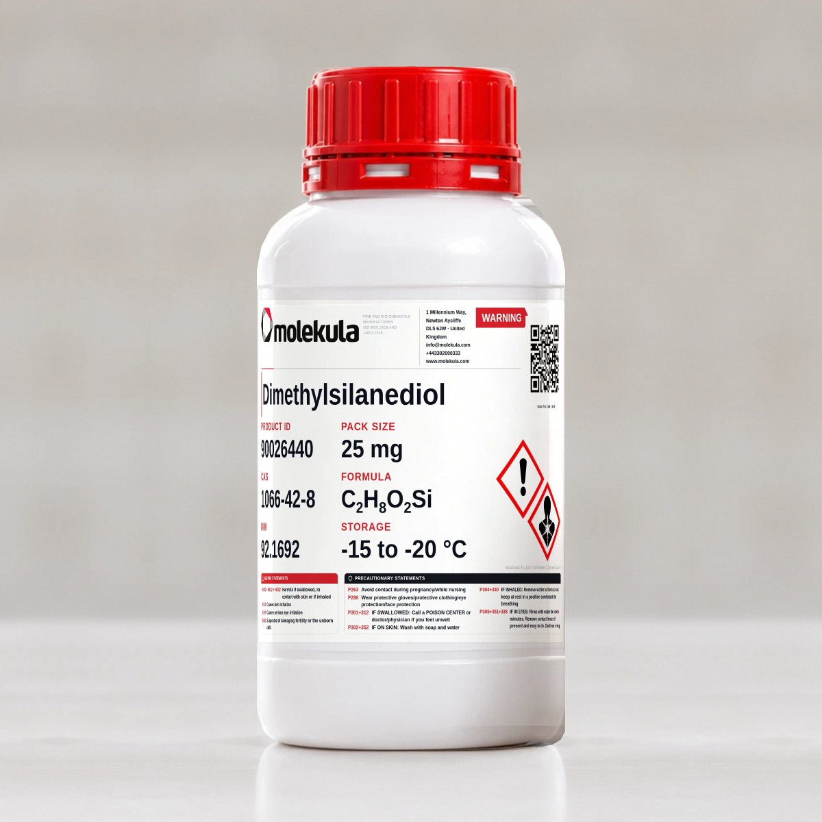Dimethylsilanediol, 25 mg pack