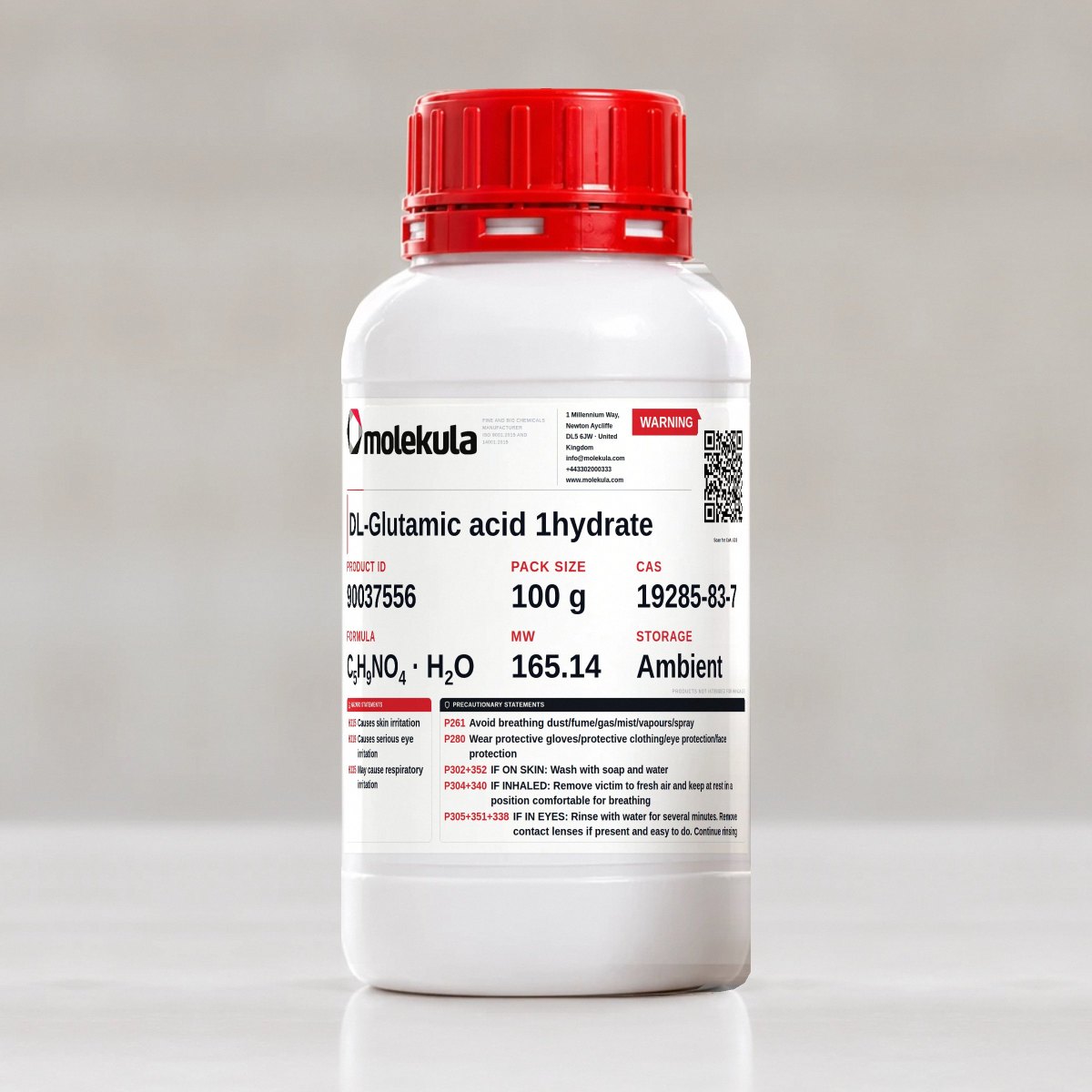 DL-Glutamic acid 1hydrate, 100 g pack