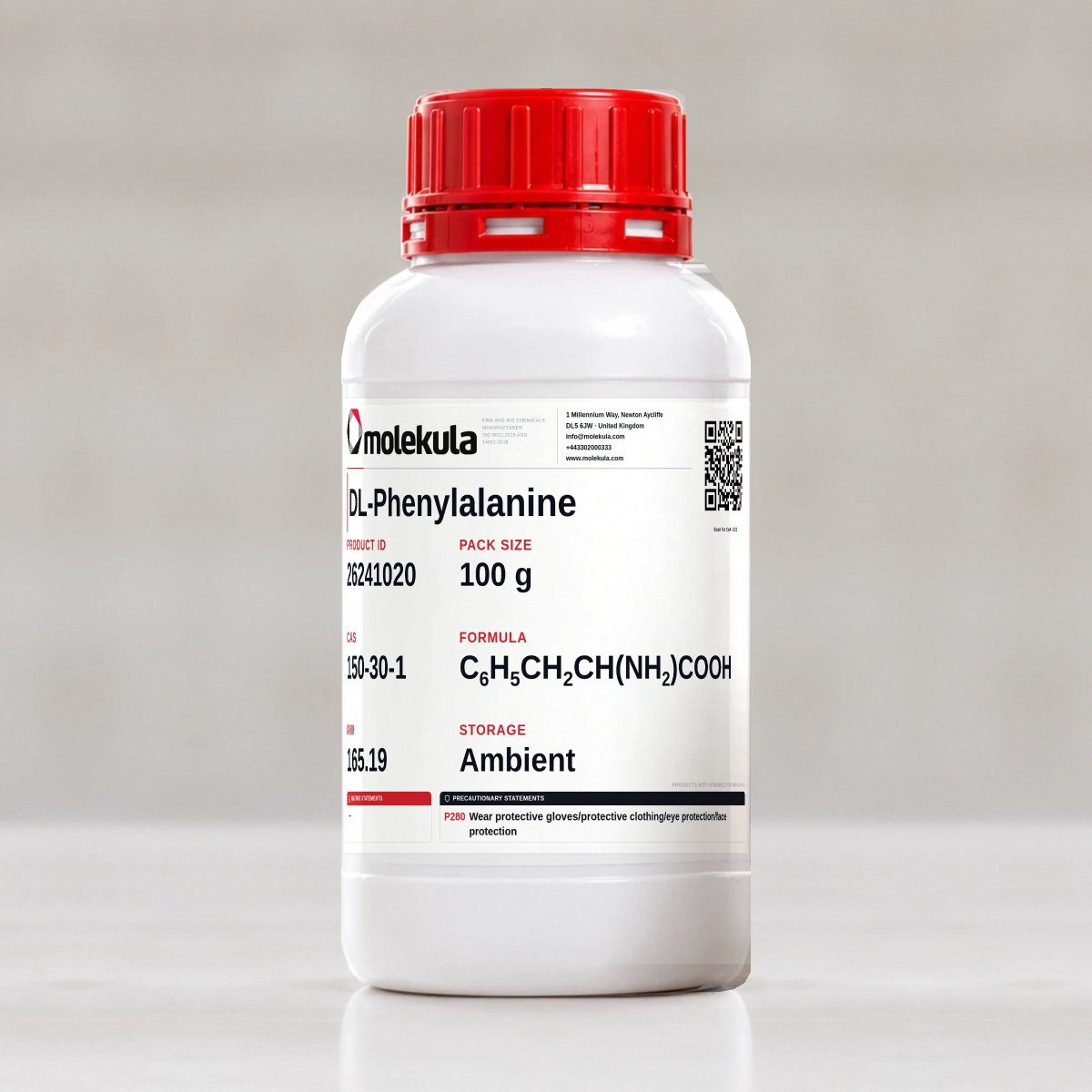 DL-Phenylalanine, 100 g pack