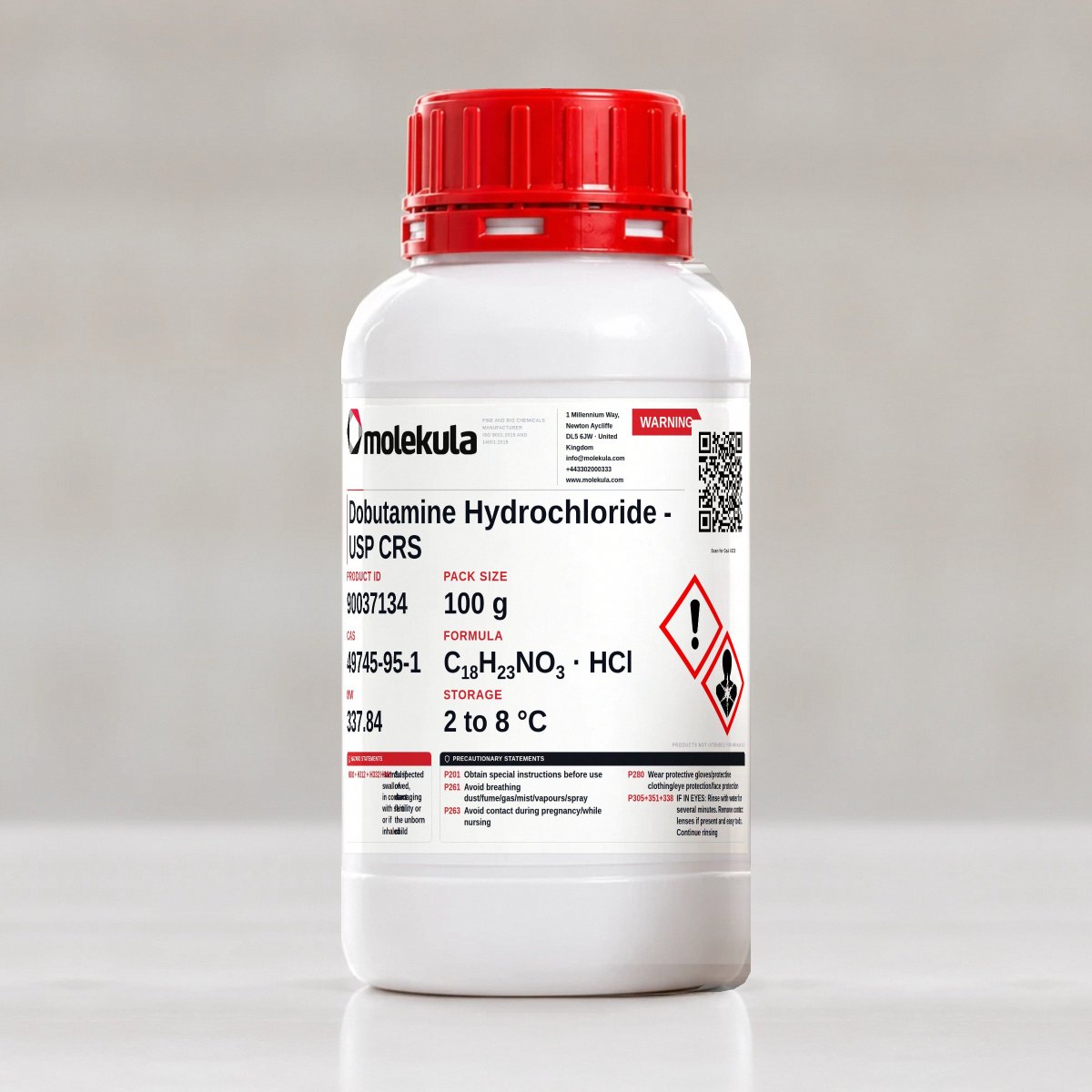 Dobutamine Hydrochloride - USP CRS, 100 g pack