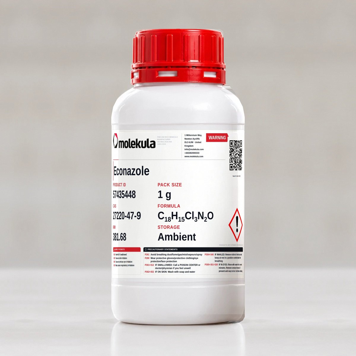 Econazole, 1 g pack