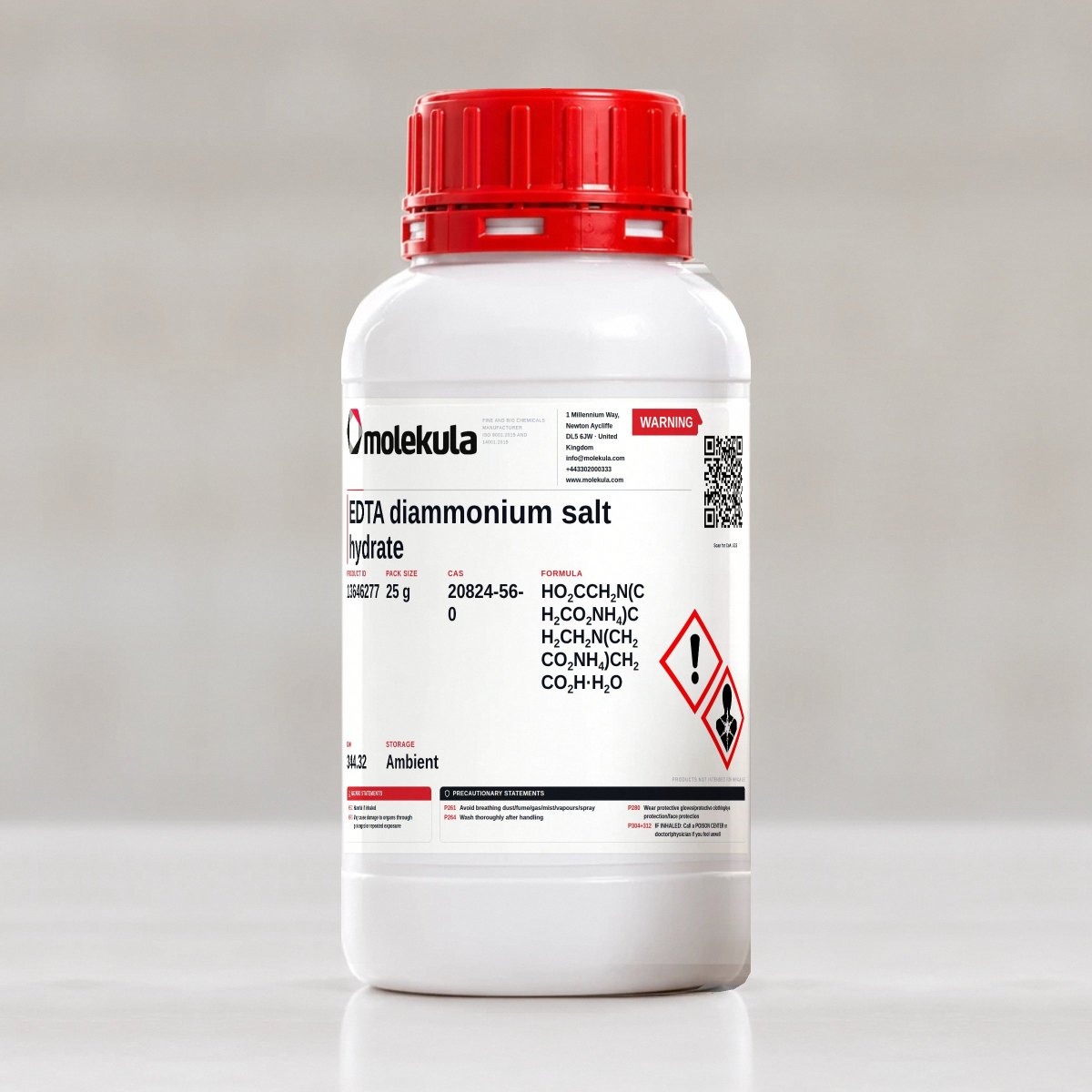 EDTA diammonium salt hydrate, 25 g pack