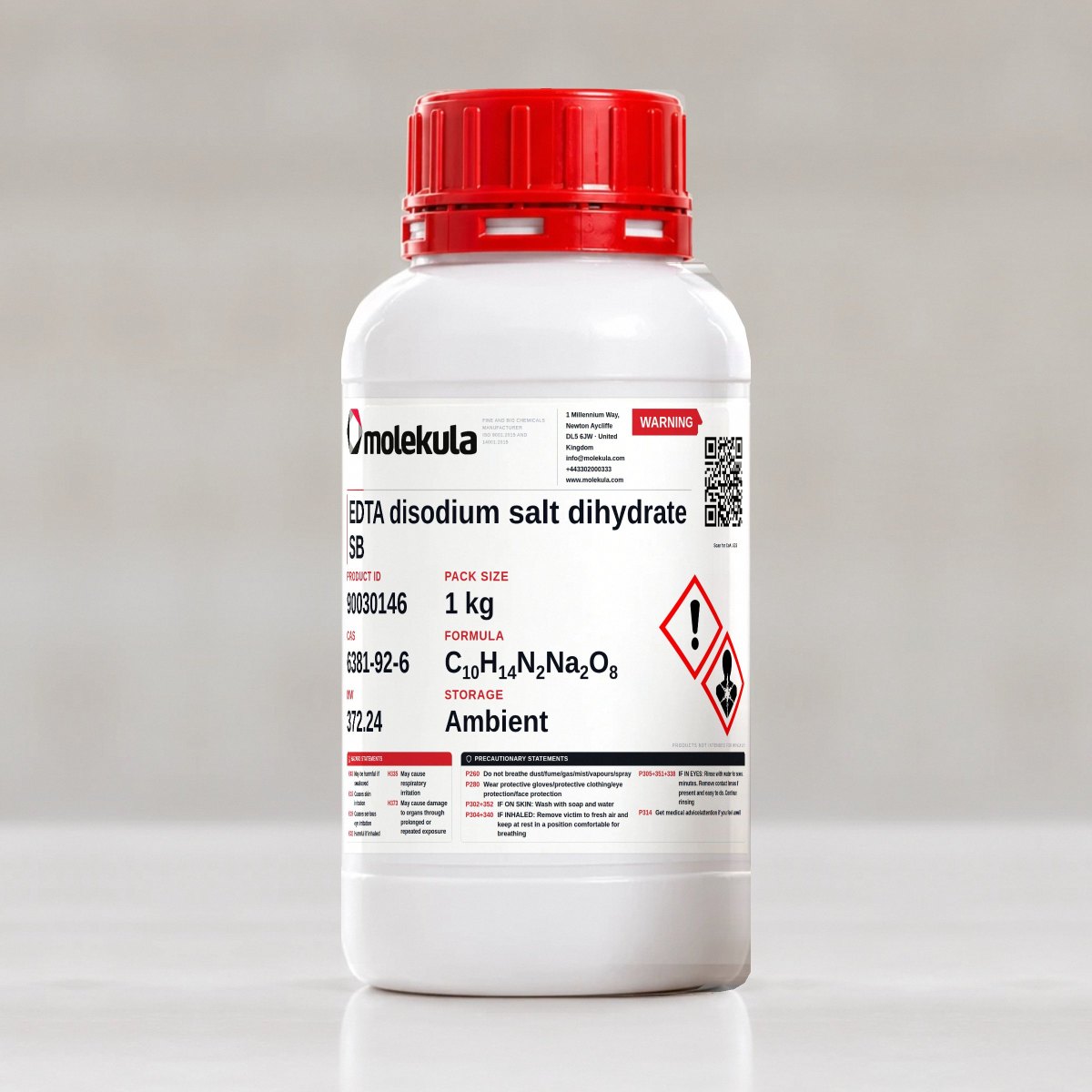 EDTA-Natriumsalz-Dihydrat SB, 1 kg Gebinde