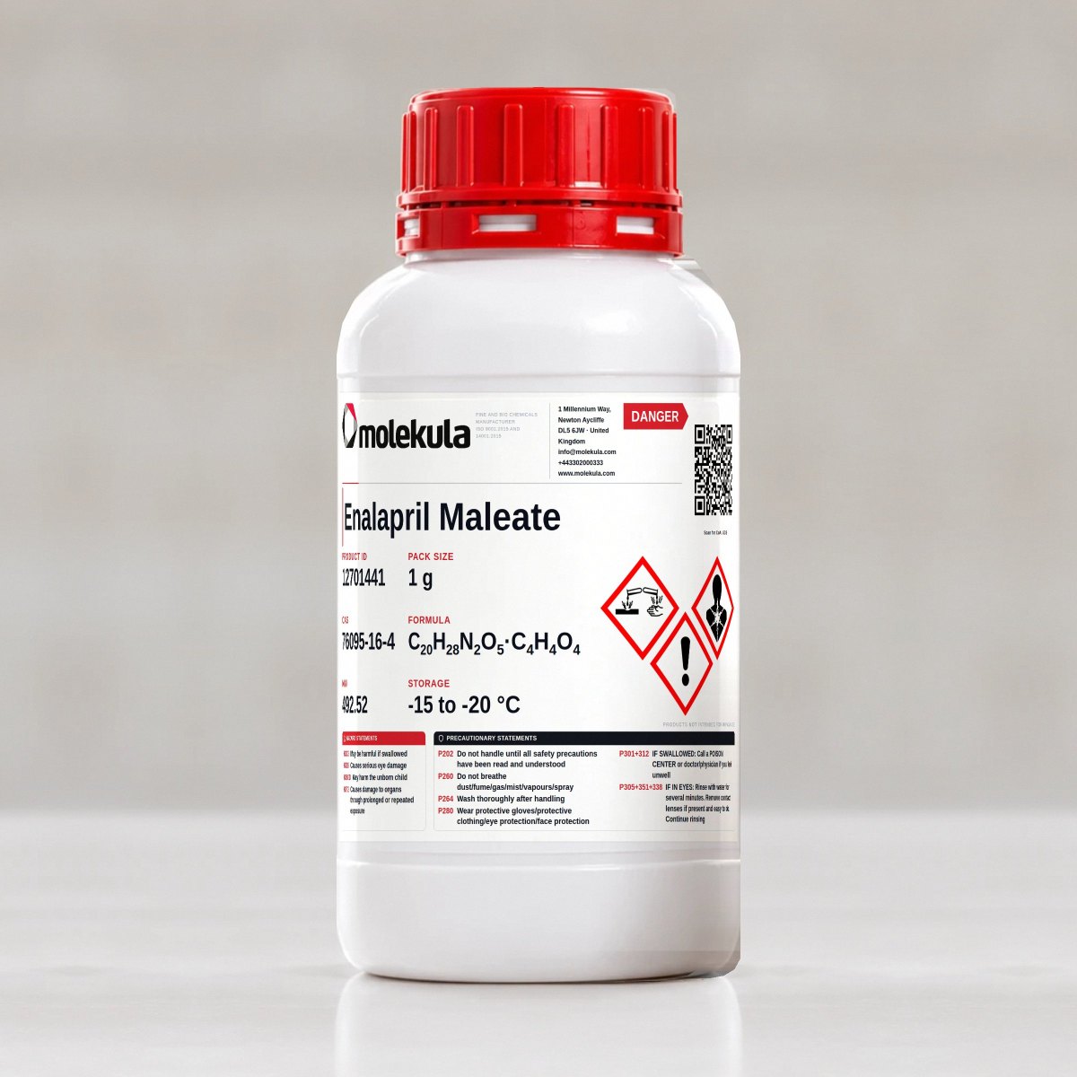 Enalapril Maleate, 1 g pack