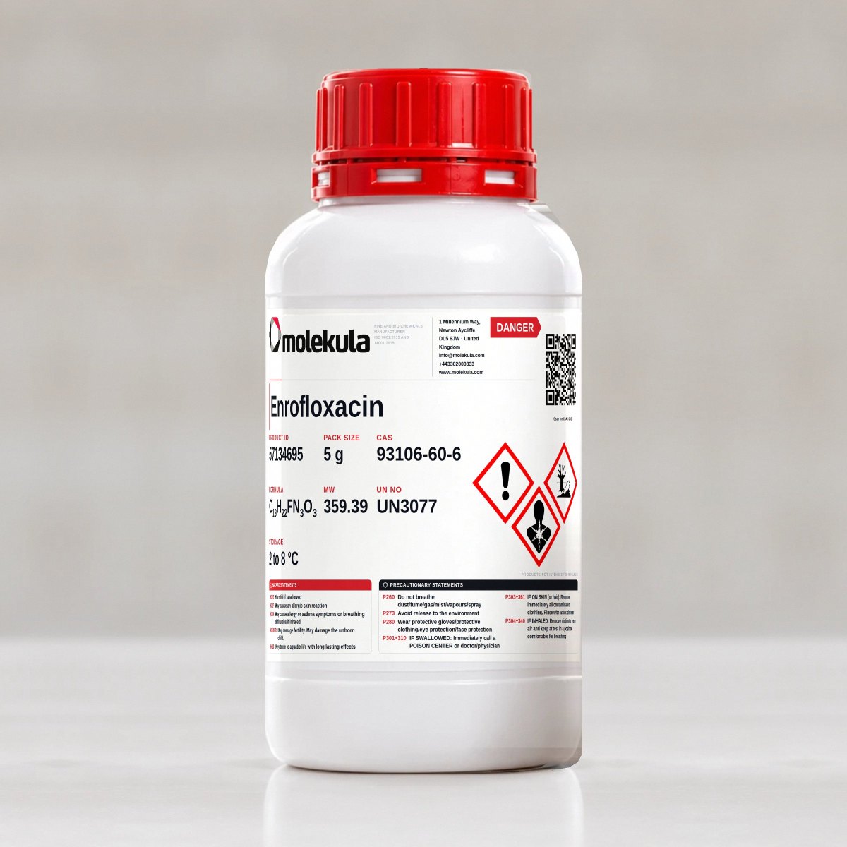 Enrofloxacin, 5 g pack