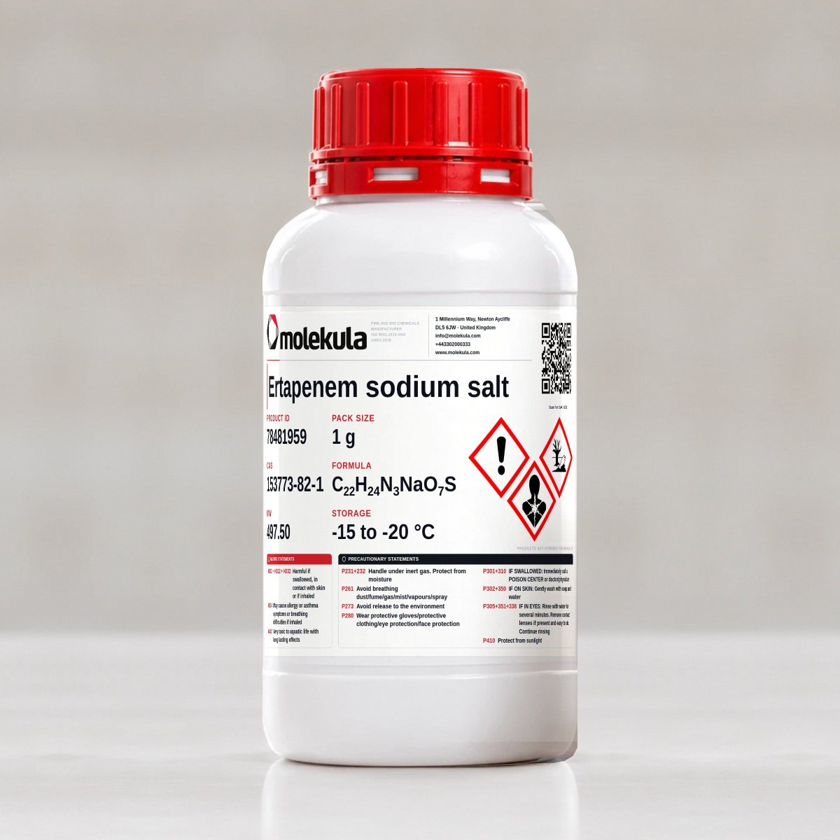Sodium d'ertapénème