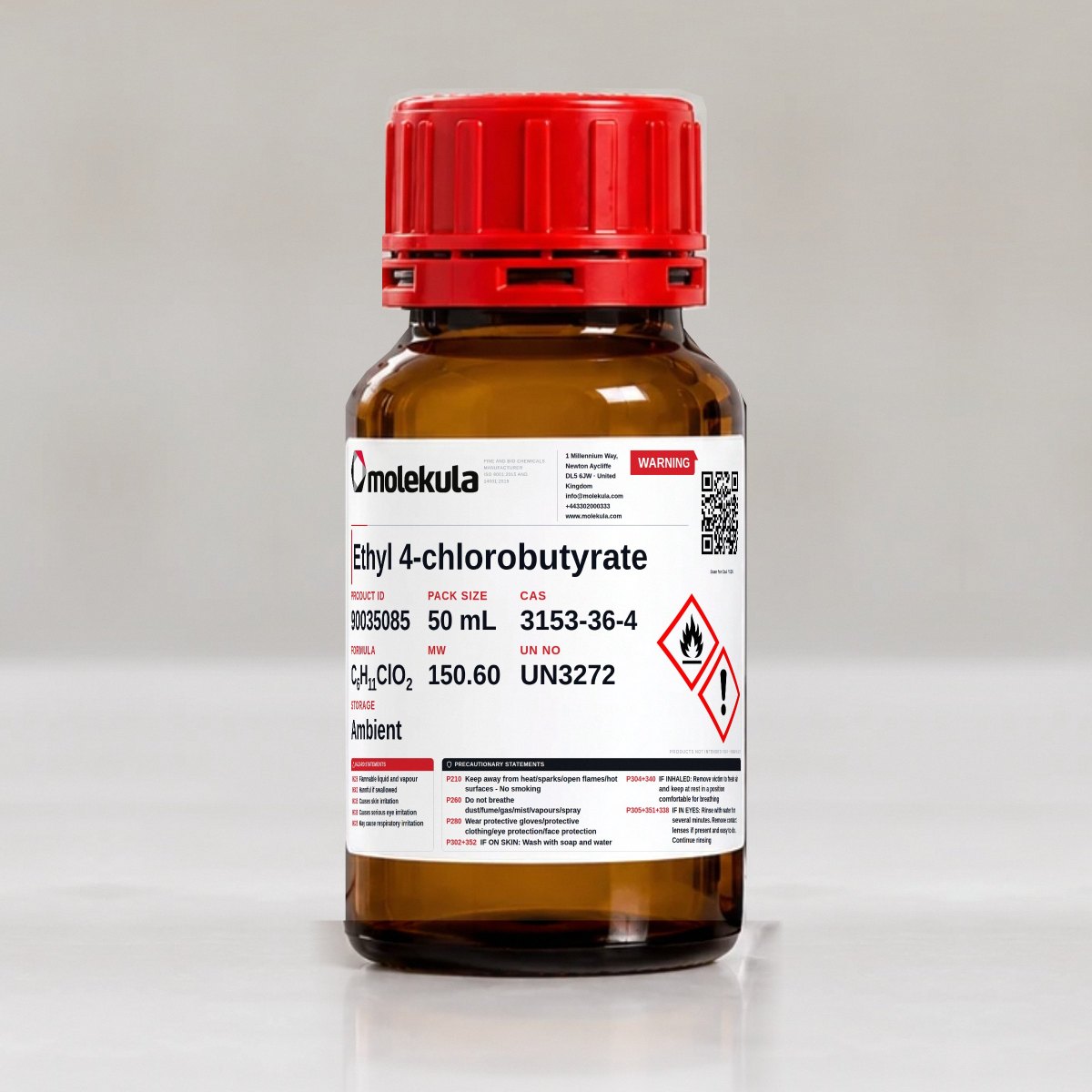 Ethyl 4-chlorobutyrate, 50 mL pack