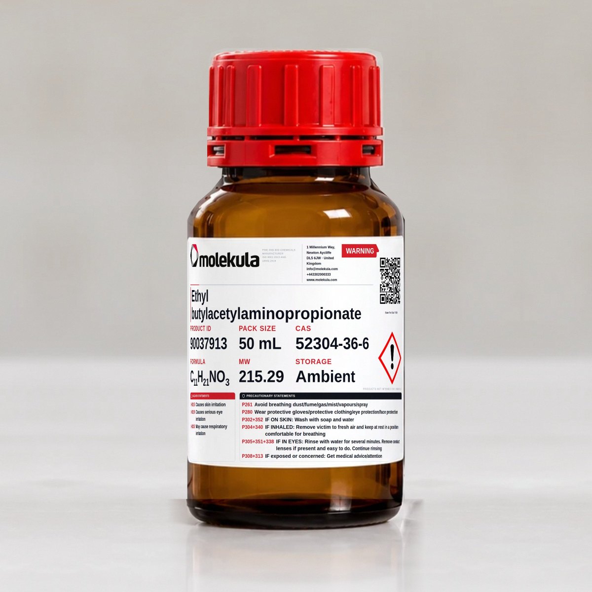 Ethyl butylacetylaminopropionate, 50 mL pack