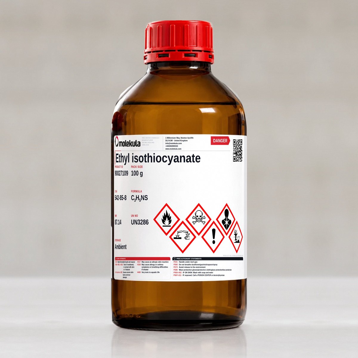Ethyl isothiocyanate, 100 g pack