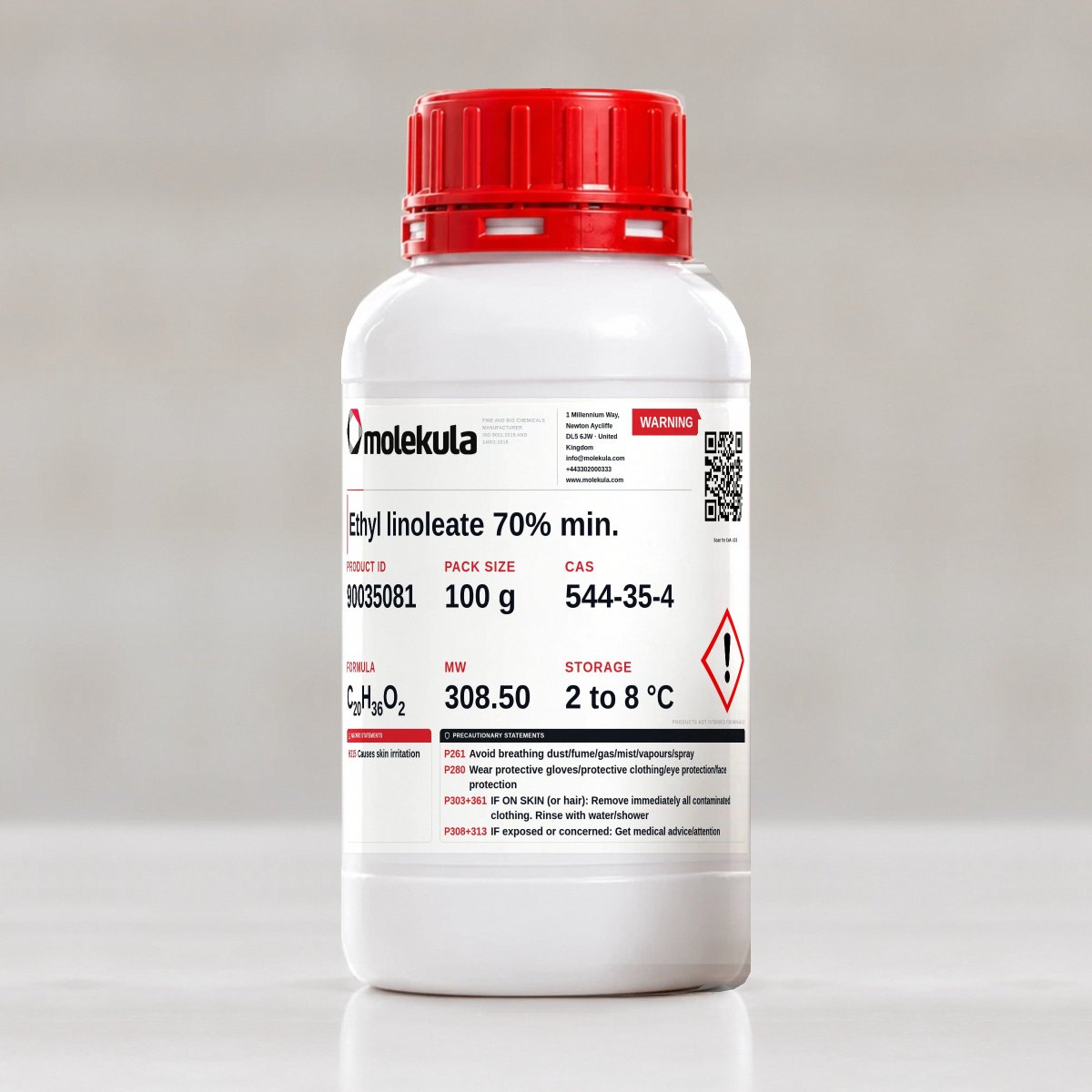 Ethyl linoleate 70% min., 100 g pack