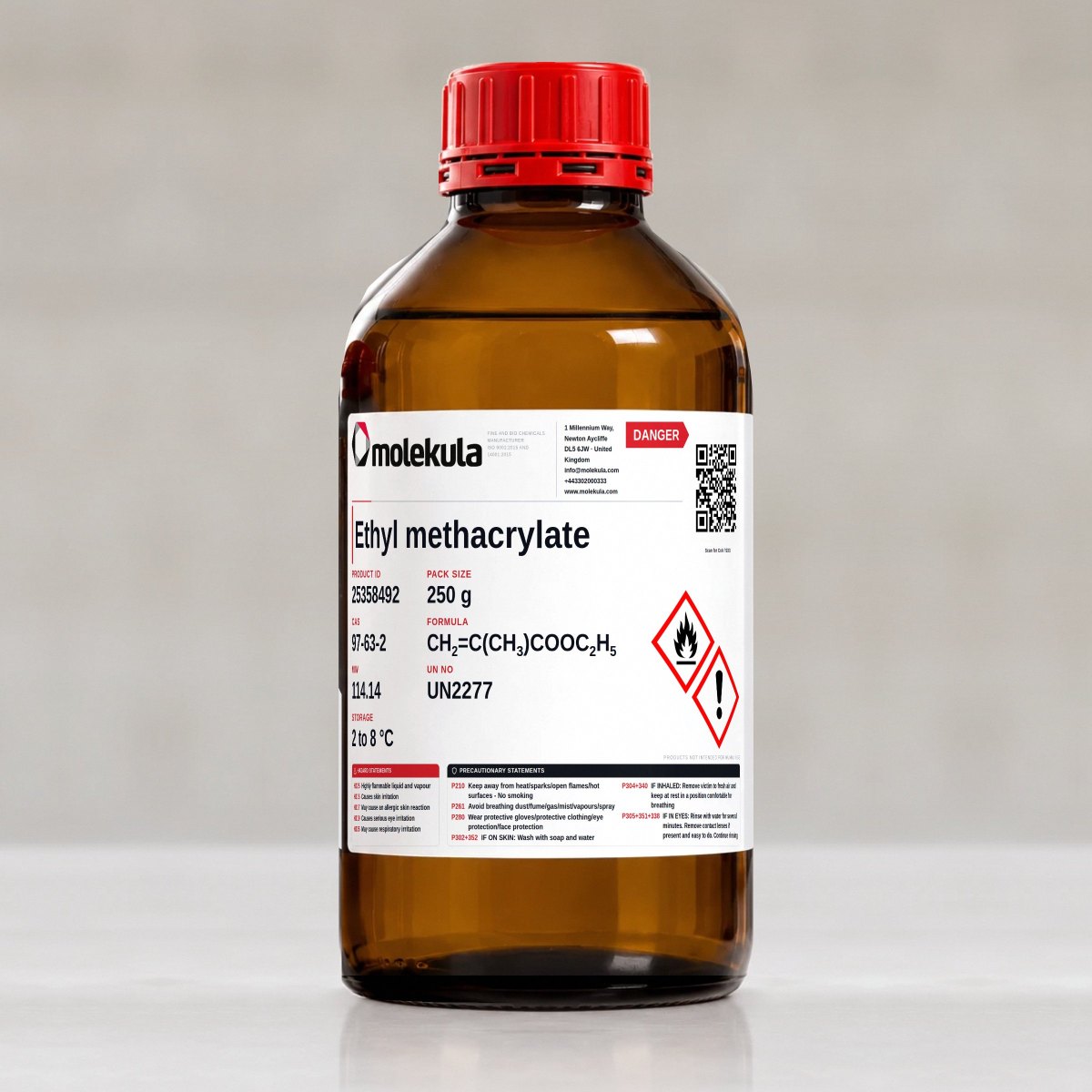 Ethyl methacrylate, 250 g pack