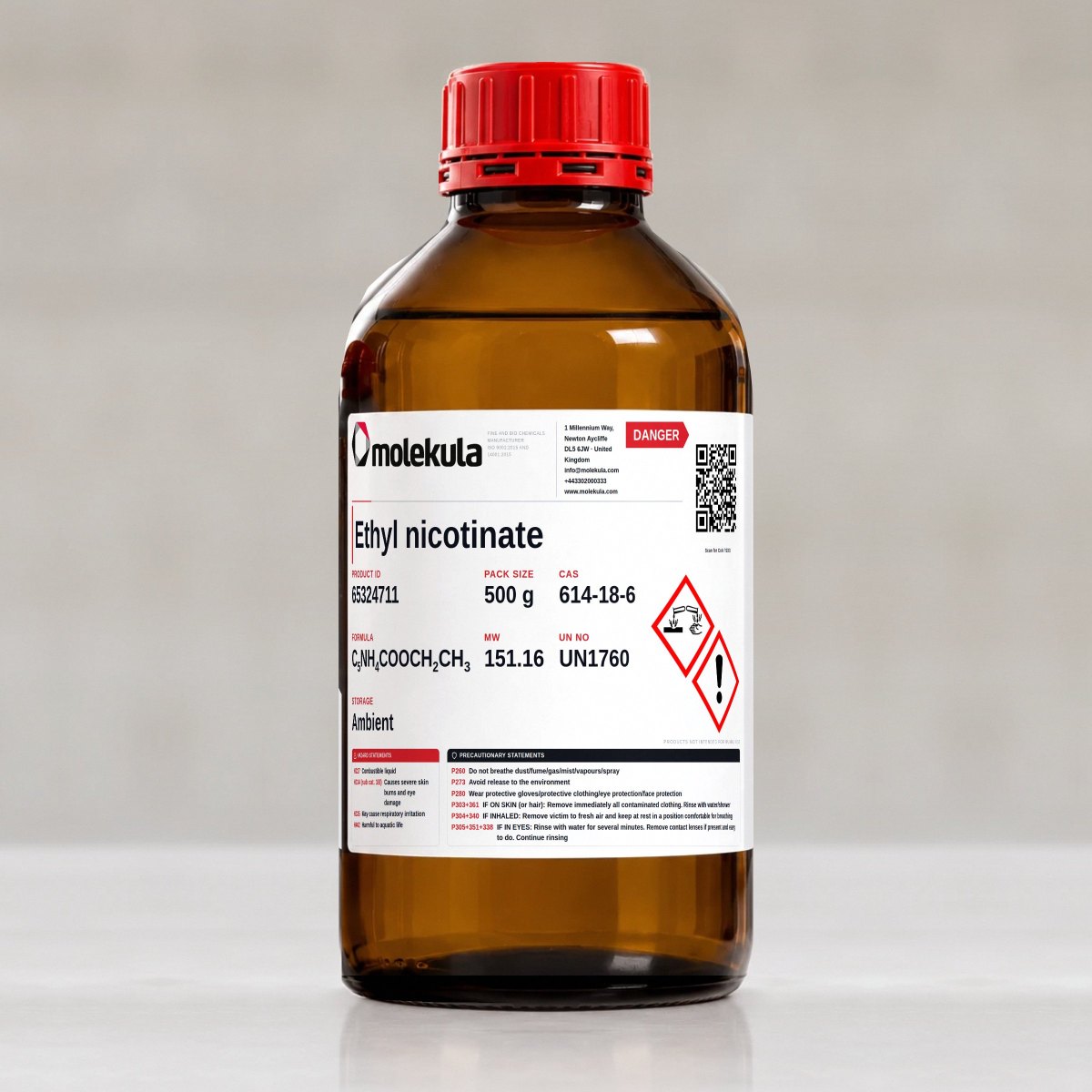 Ethyl nicotinate, 500 g pack