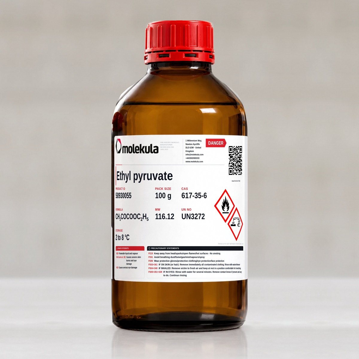 Ethyl pyruvate, 100 g pack