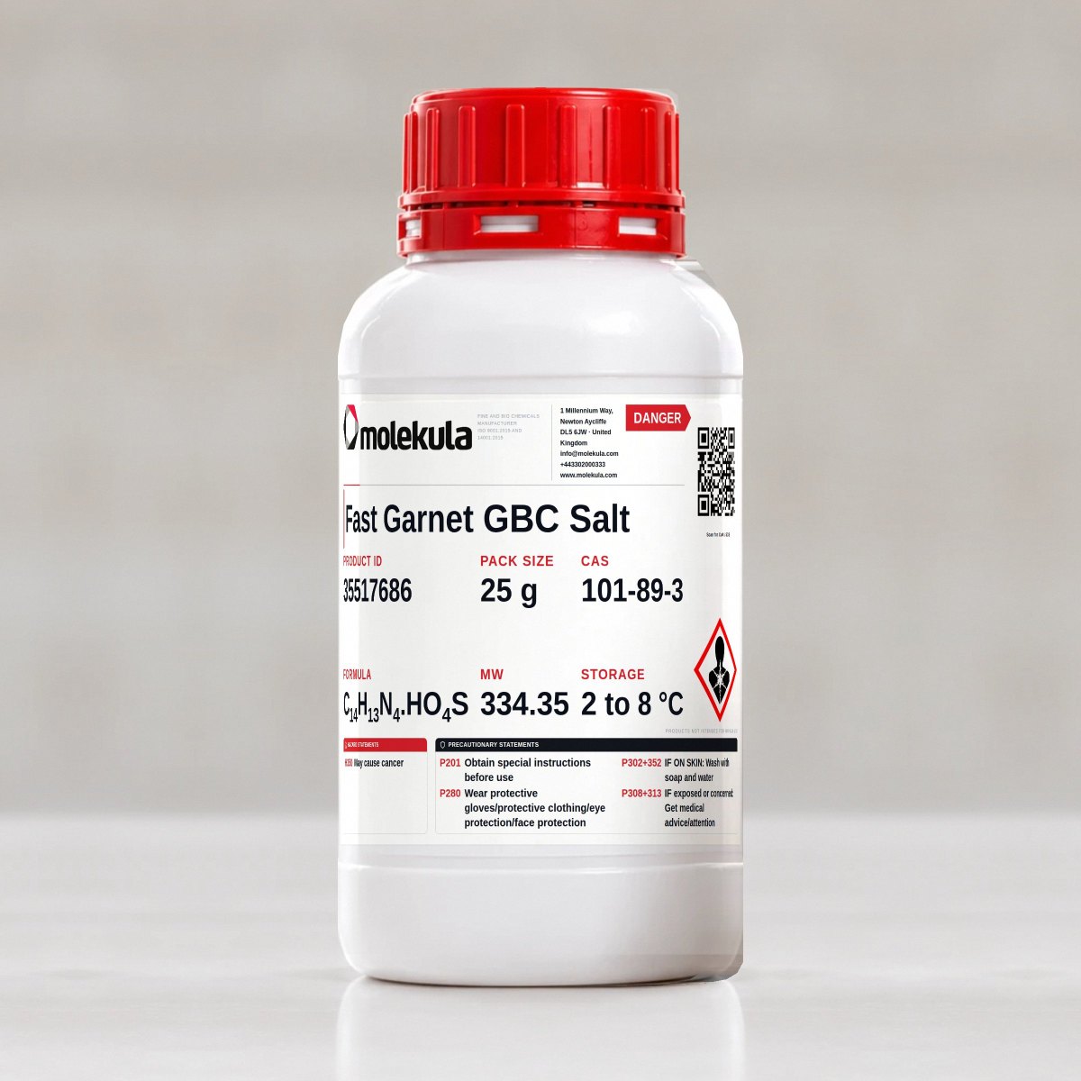 Fast Garnet GBC Salt, 25 g pack