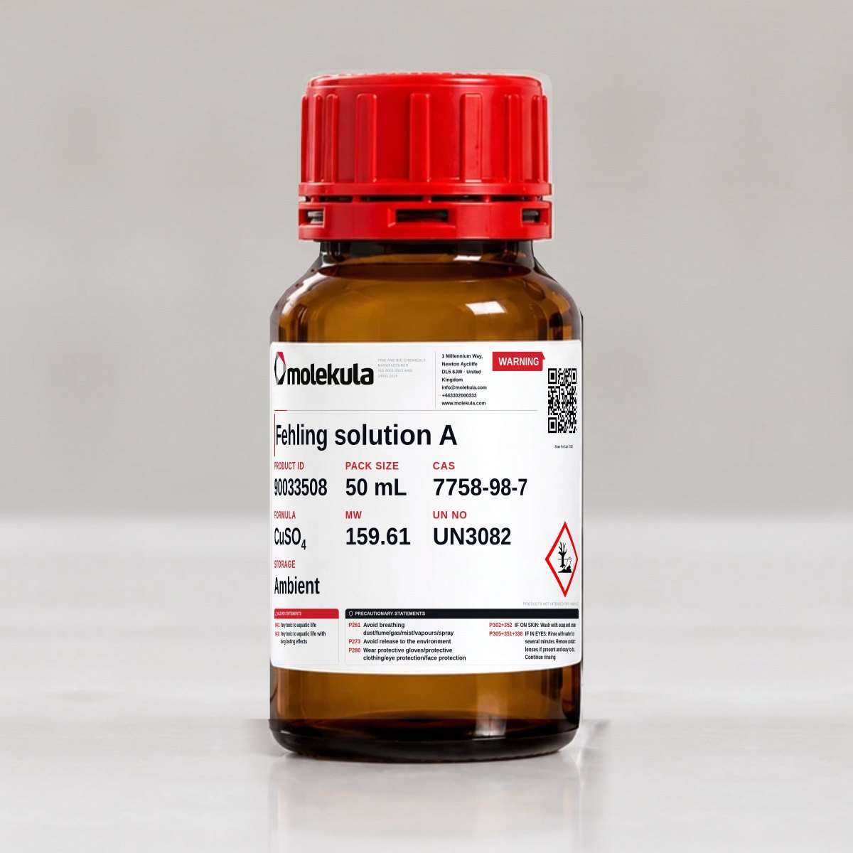 Fehling solution A, 50 mL pack