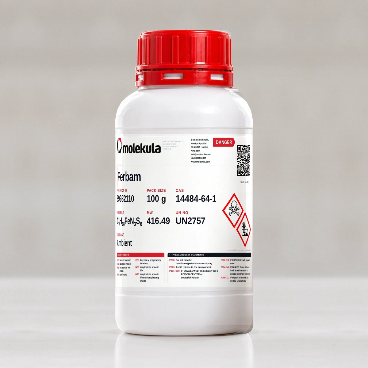 Ferbam, 100 g pack