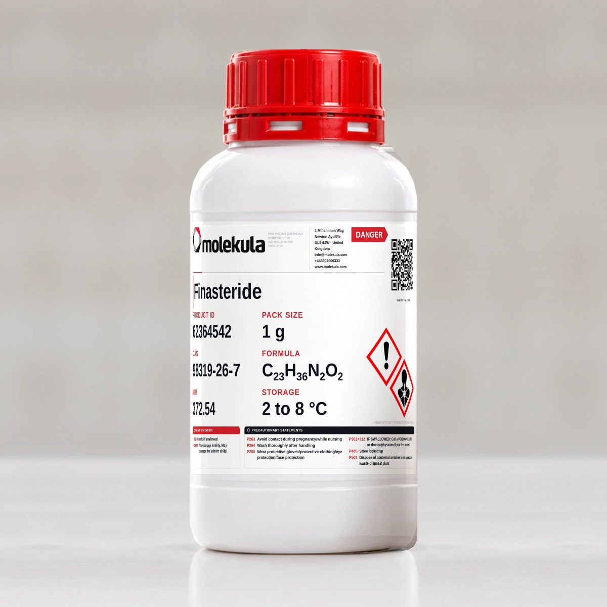 Finasteride, 1 g pack
