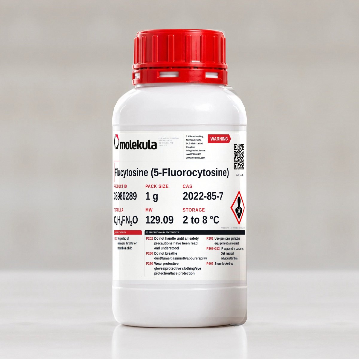Flucytosine (5-Fluorocytosine), 1 g pack
