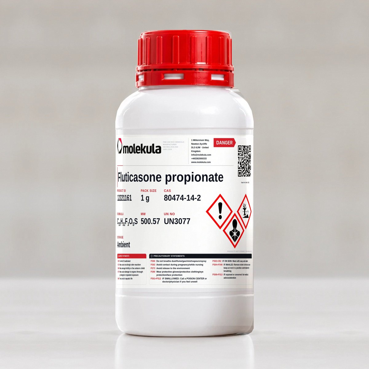 Fluticasone propionate, 1 g pack
