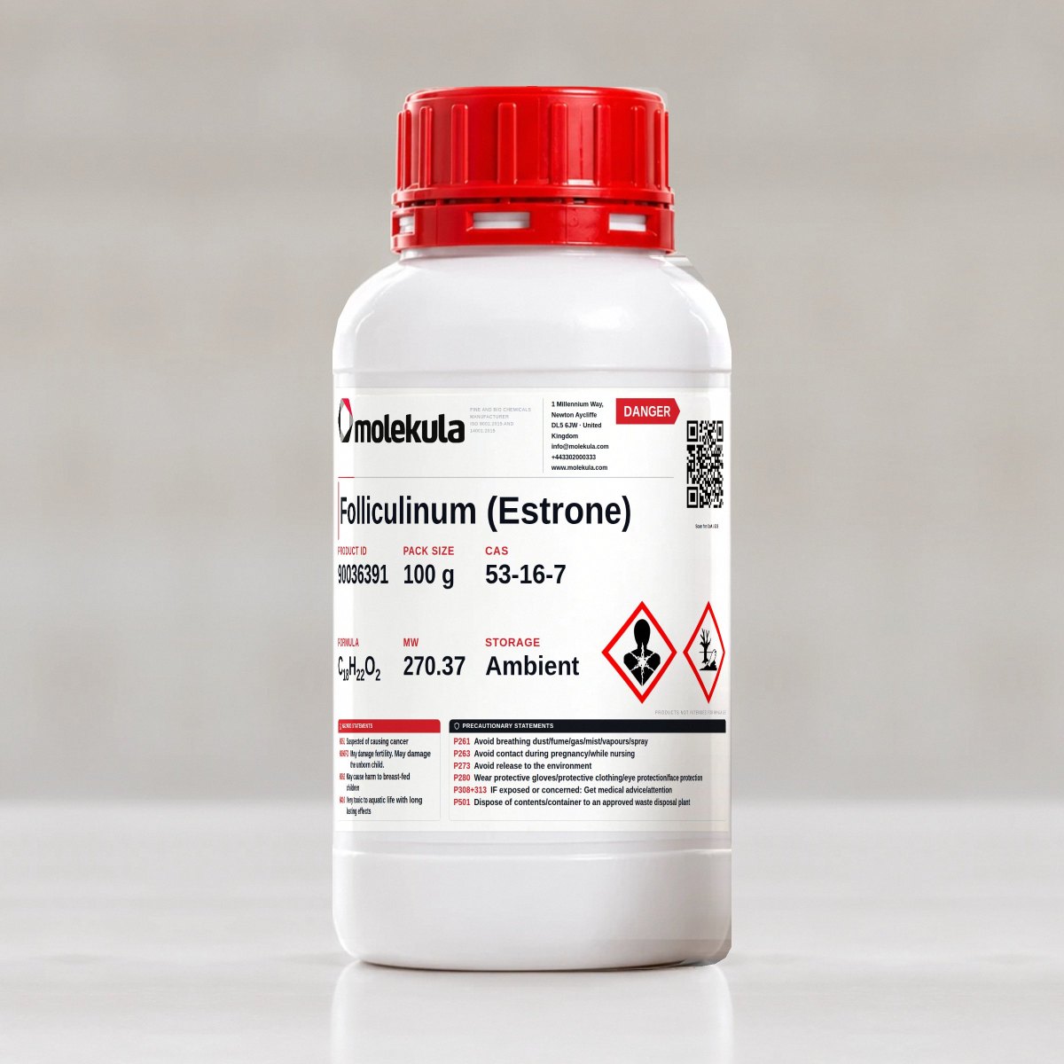 Folliculinum (Estrone), 100 g pack