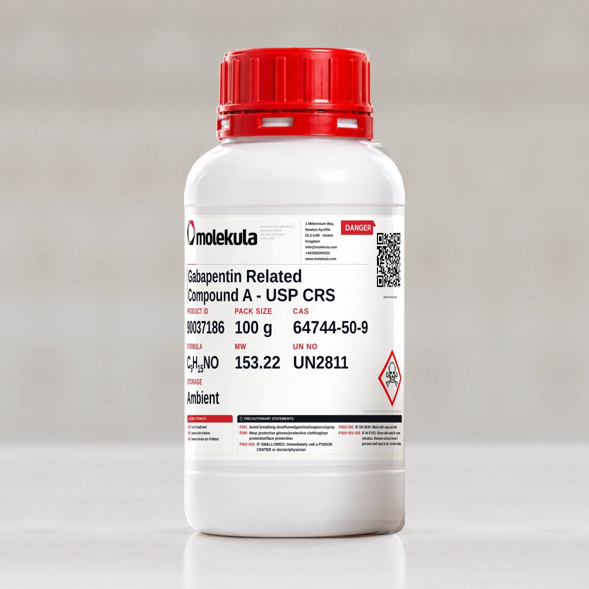 Gabapentin Related Compound A - USP CRS, 100 g pack