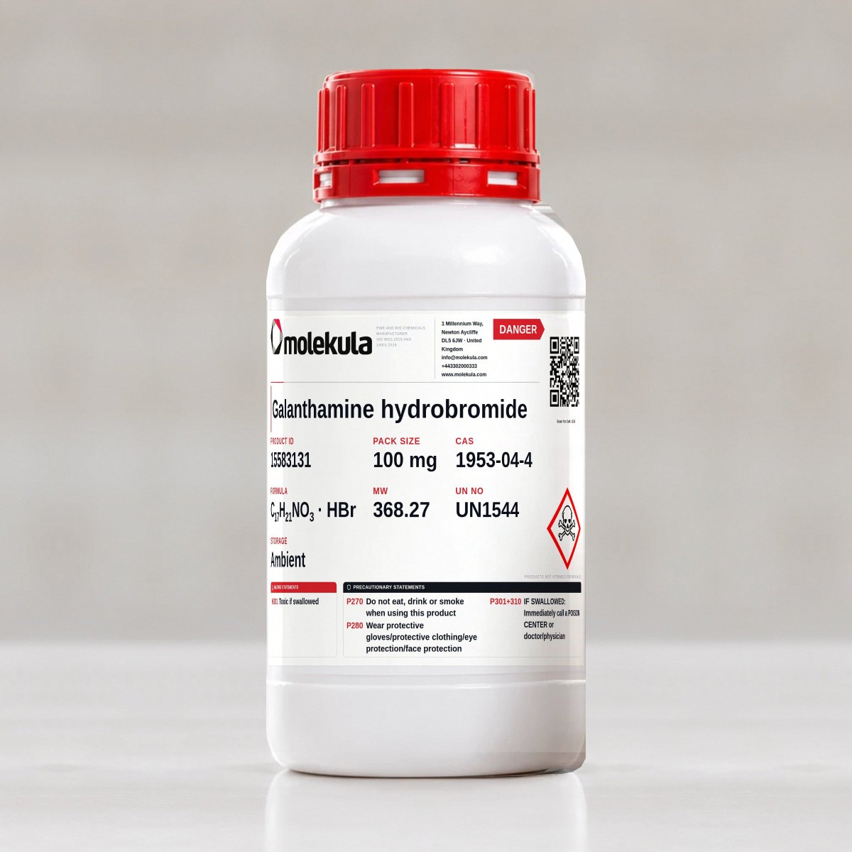 Galanthamine hydrobromide, 100 mg pack