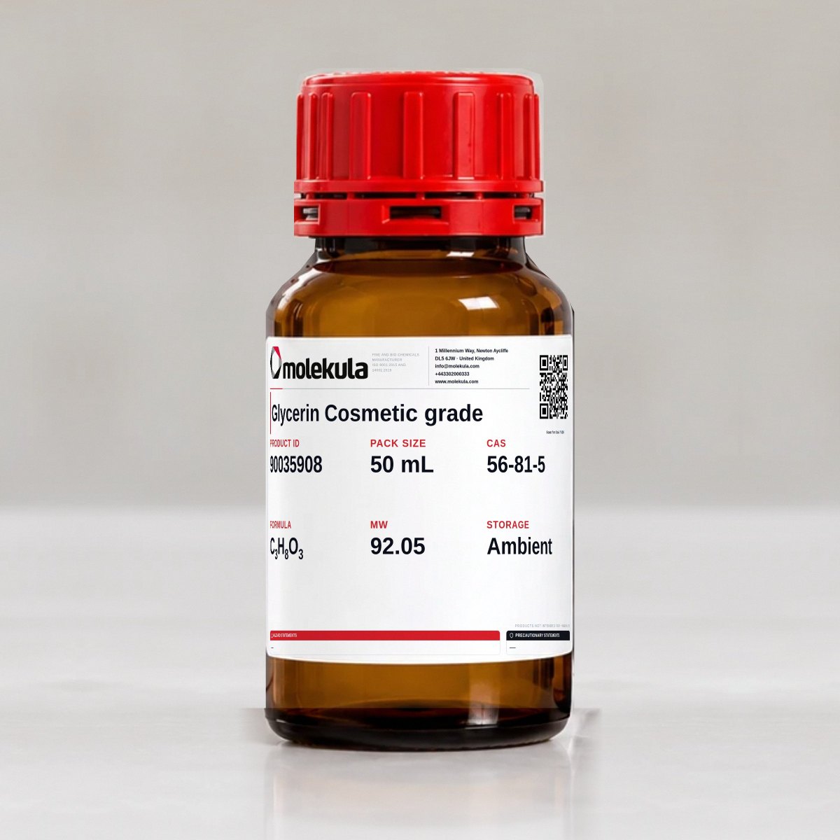 Glycerin Cosmetic grade, 50 mL pack