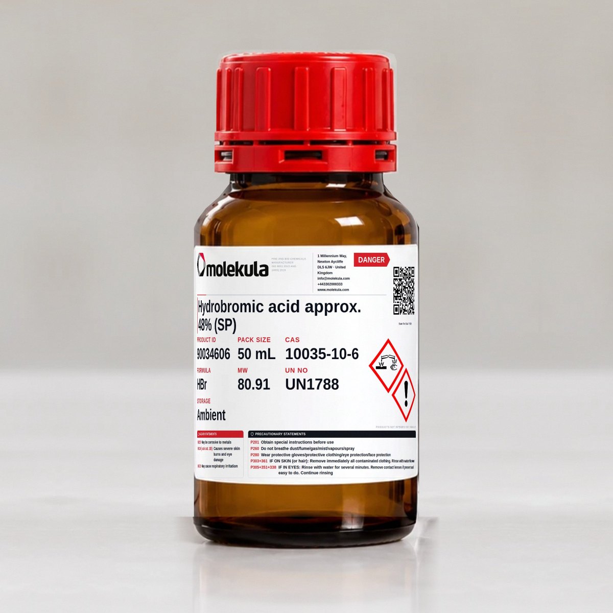 Hydrobromic acid approx. 48% (SP), 50 mL pack