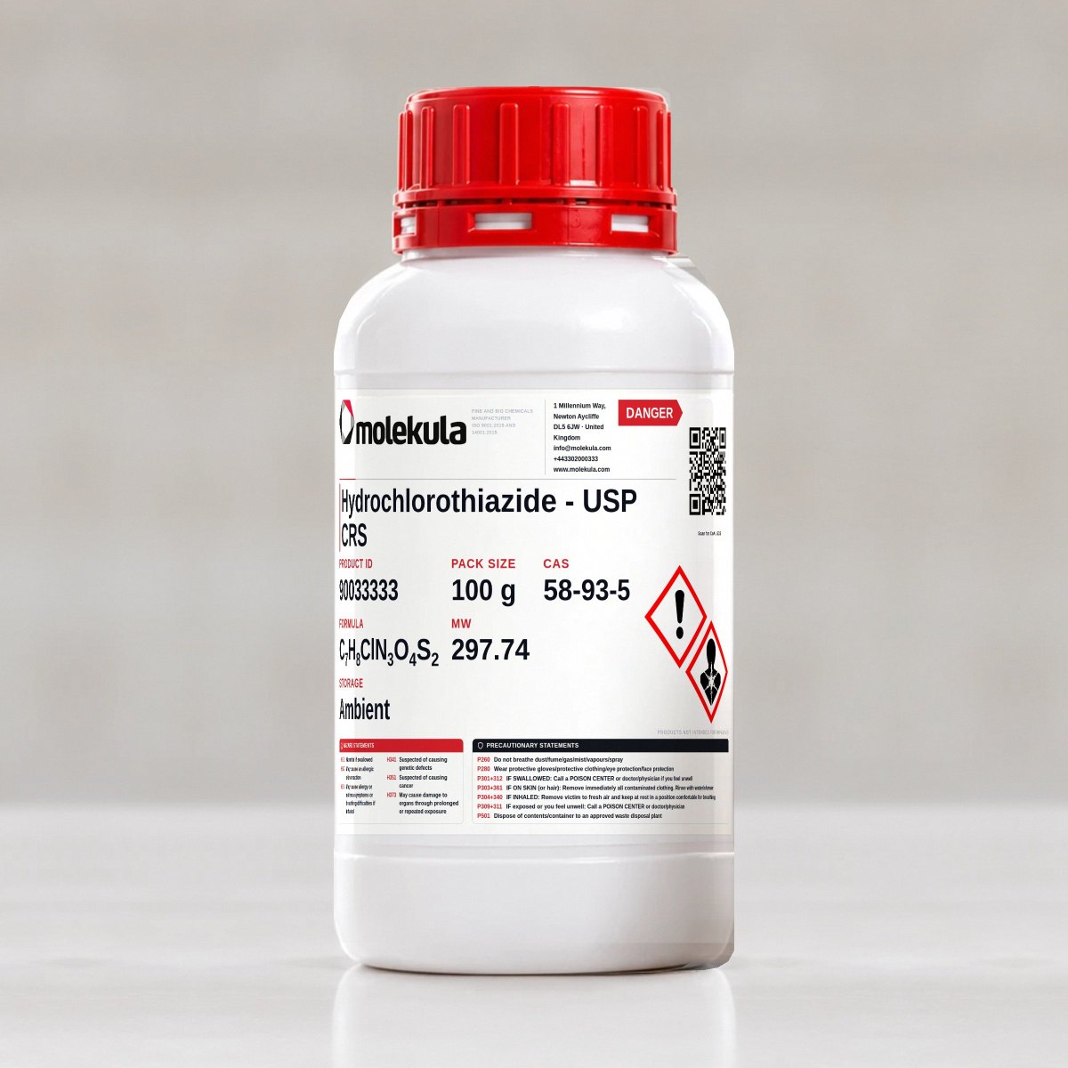 Hydrochlorothiazide - USP CRS, 100 g pack