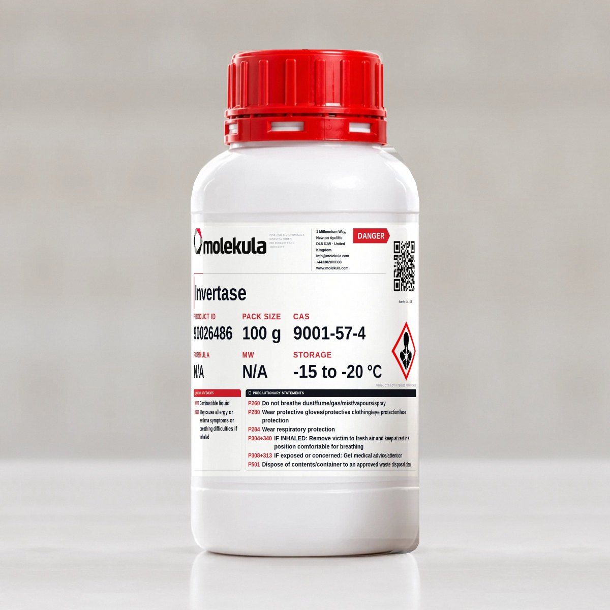Invertase, 100 g pack