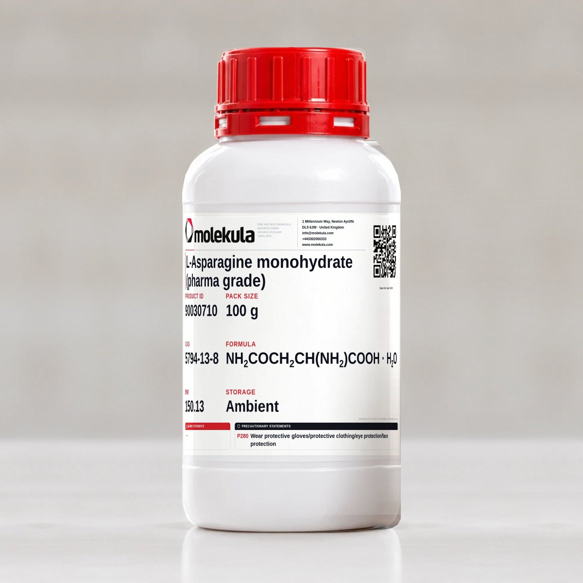 L-Asparagine monohydrate (pharma grade), 100 g pack