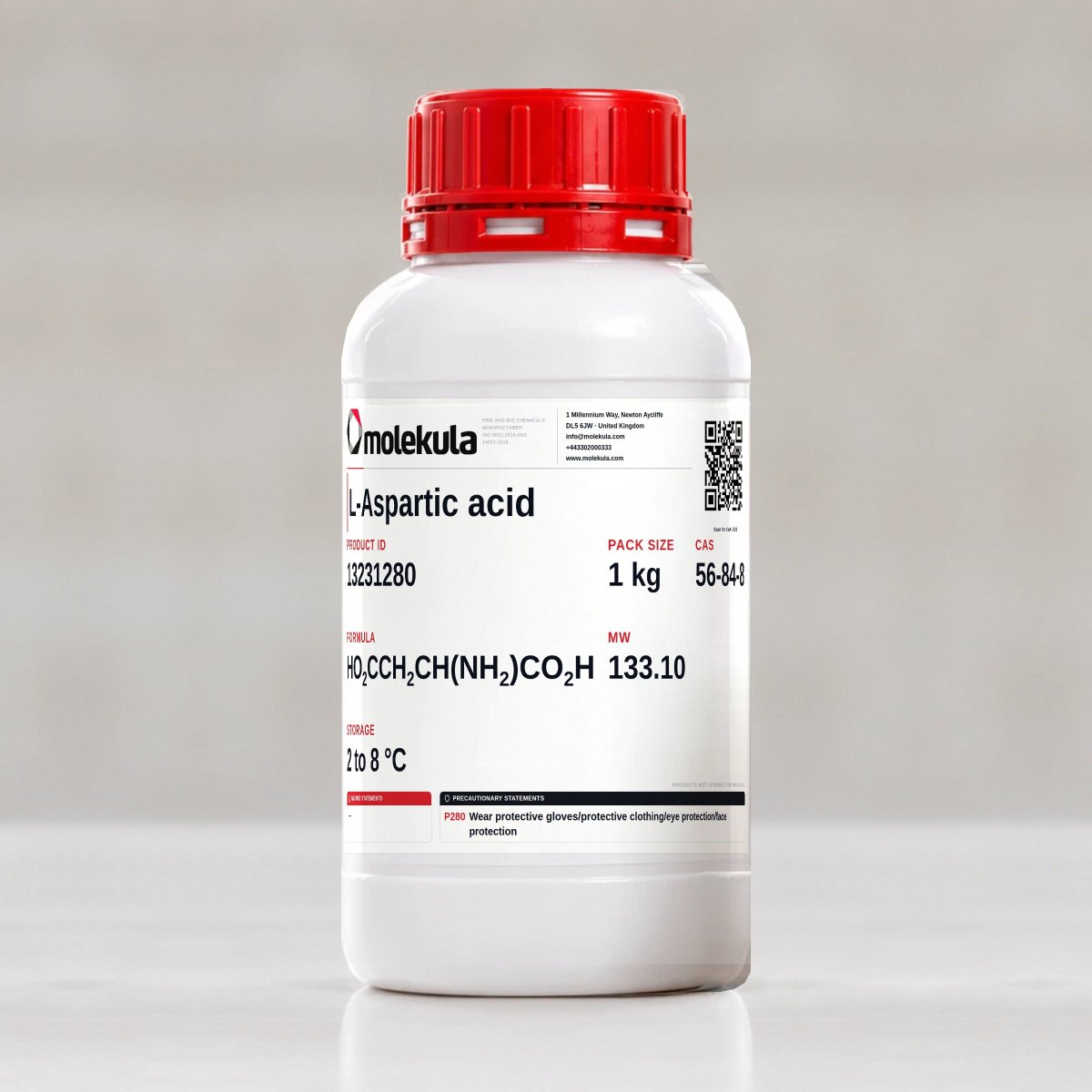 L-Aspartic acid, 1 kg pack