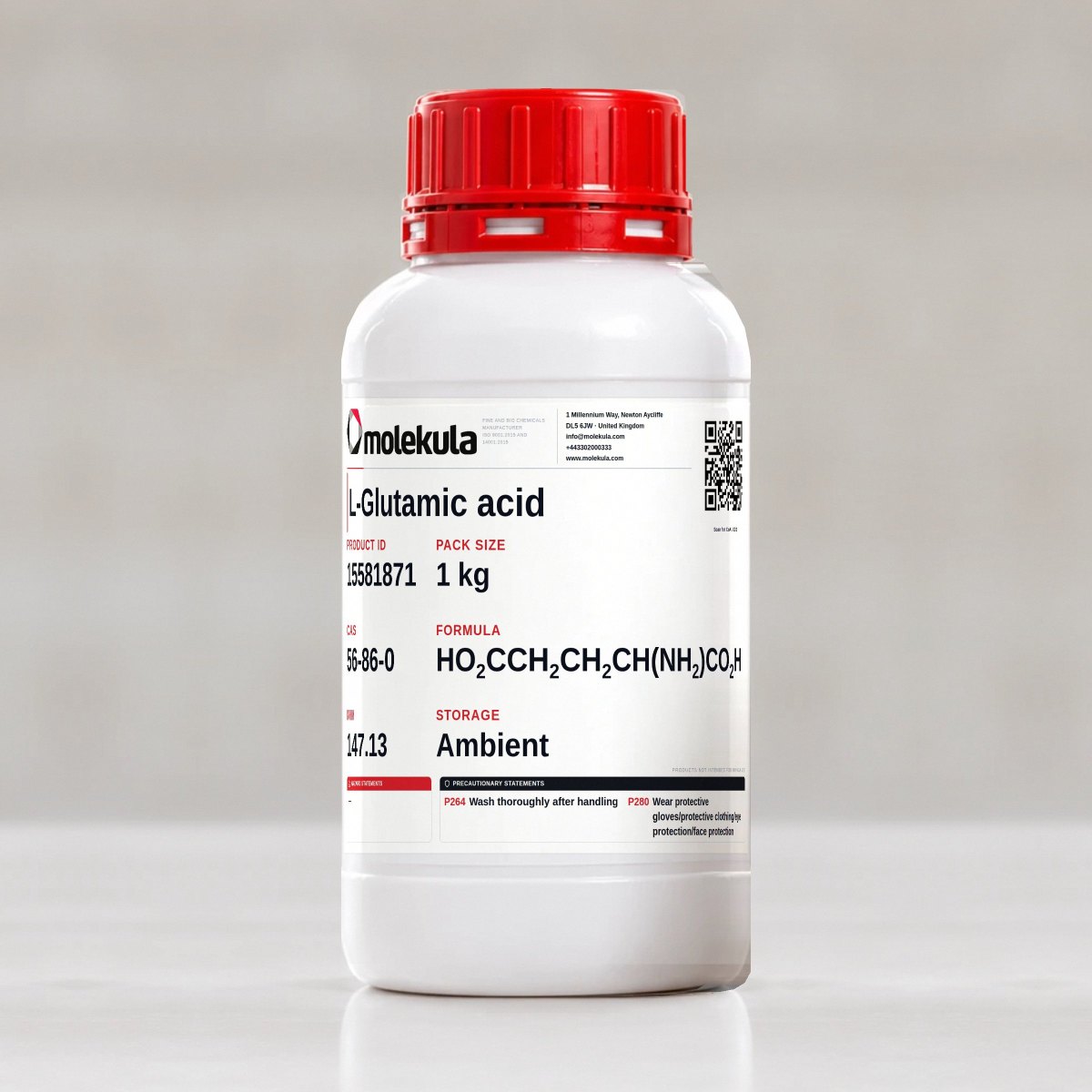 L-Glutamic acid, 1 kg pack