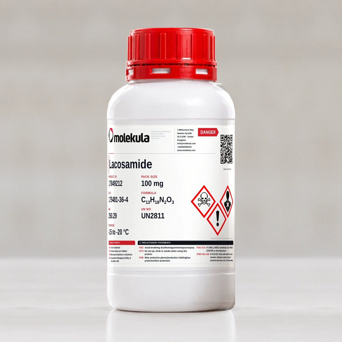 Lacosamide, 100 mg pack