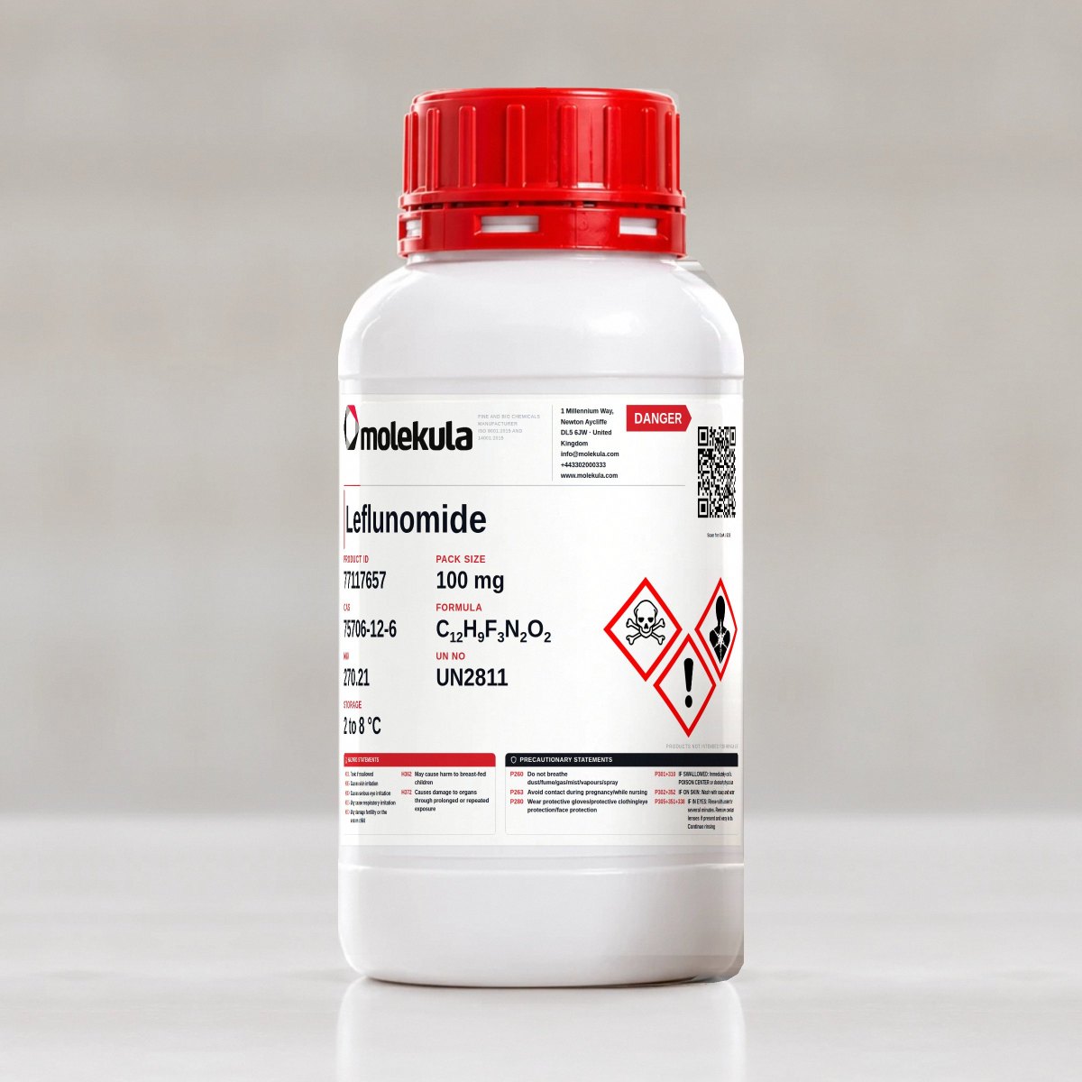 Leflunomide, 100 mg pack