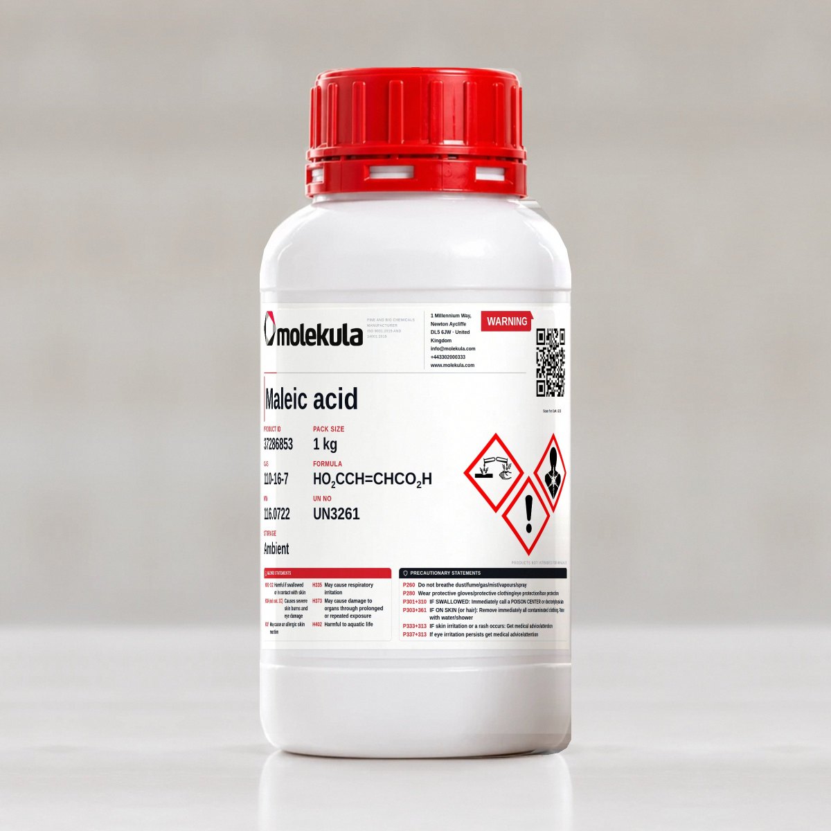 Maleic acid, 1 kg pack