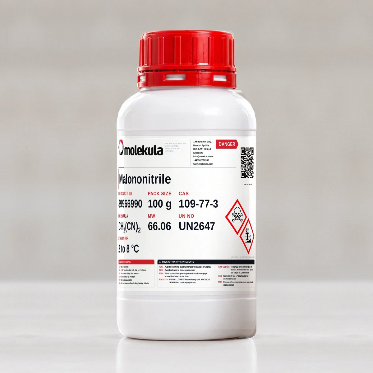 Malononitrile, 100 g pack