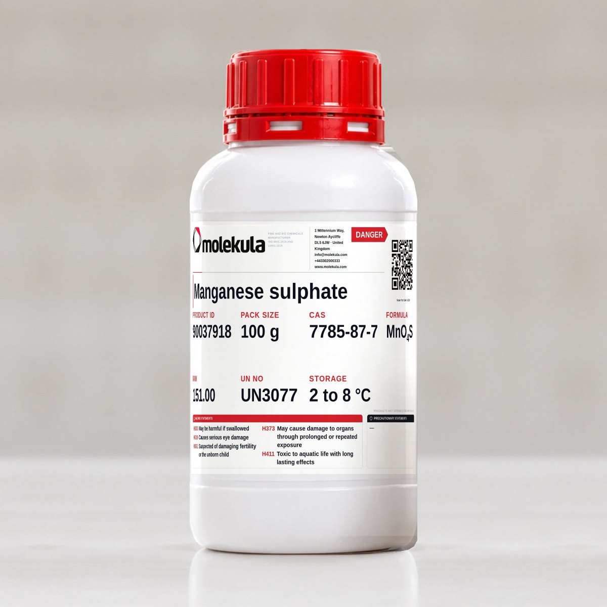 Manganese sulphate, 100 g pack